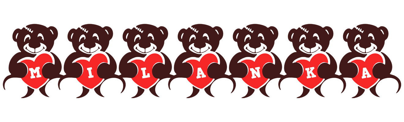 Milanka bear logo