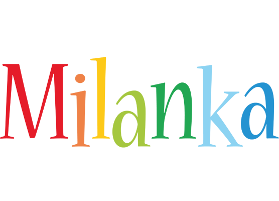 Milanka birthday logo