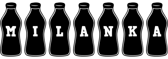 Milanka bottle logo