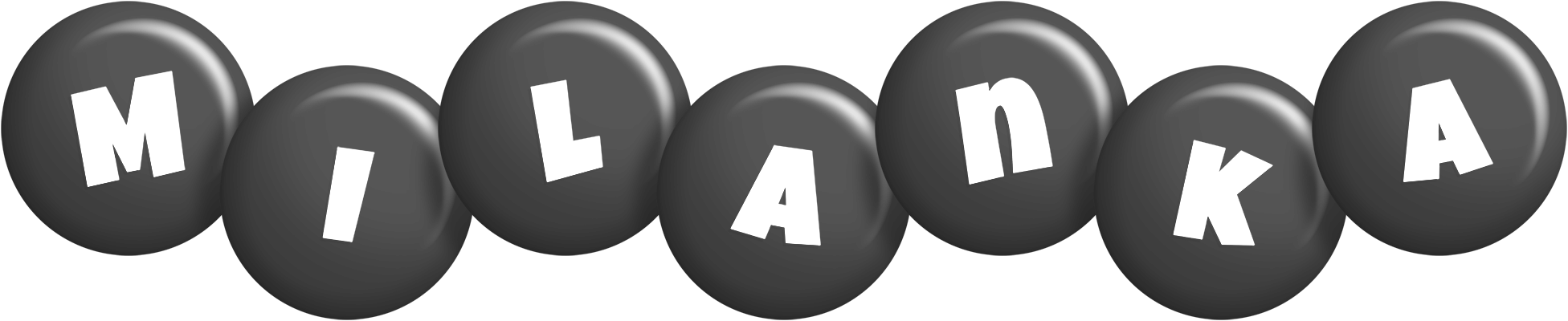 Milanka candy-black logo