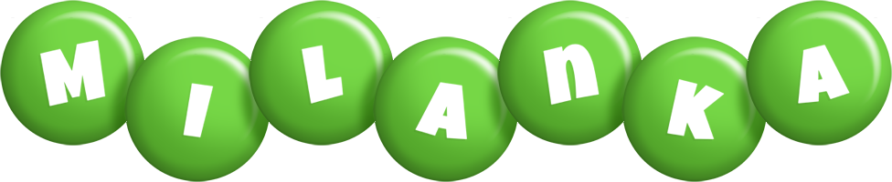 Milanka candy-green logo