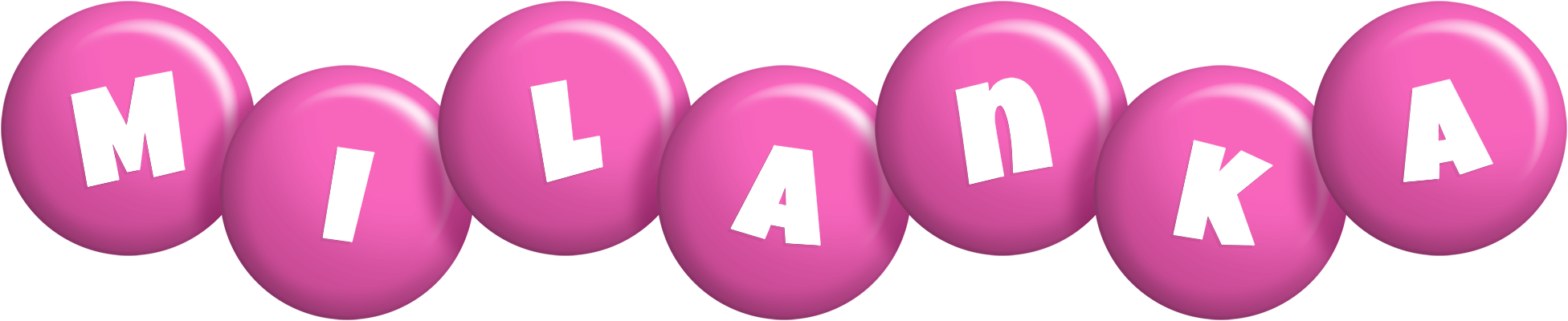 Milanka candy-pink logo