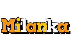 Milanka cartoon logo