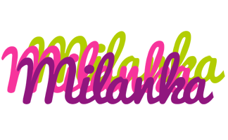 Milanka flowers logo