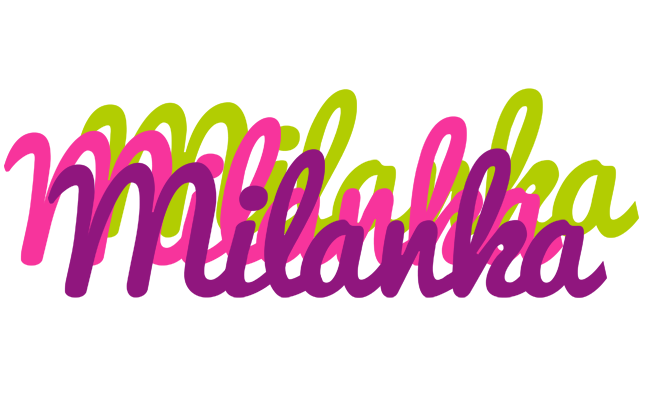 Milanka flowers logo