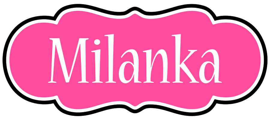 Milanka invitation logo