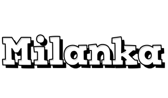 Milanka snowing logo