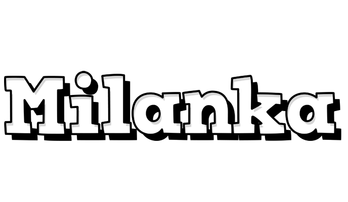 Milanka snowing logo