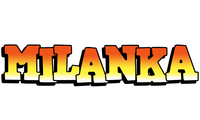 Milanka sunset logo