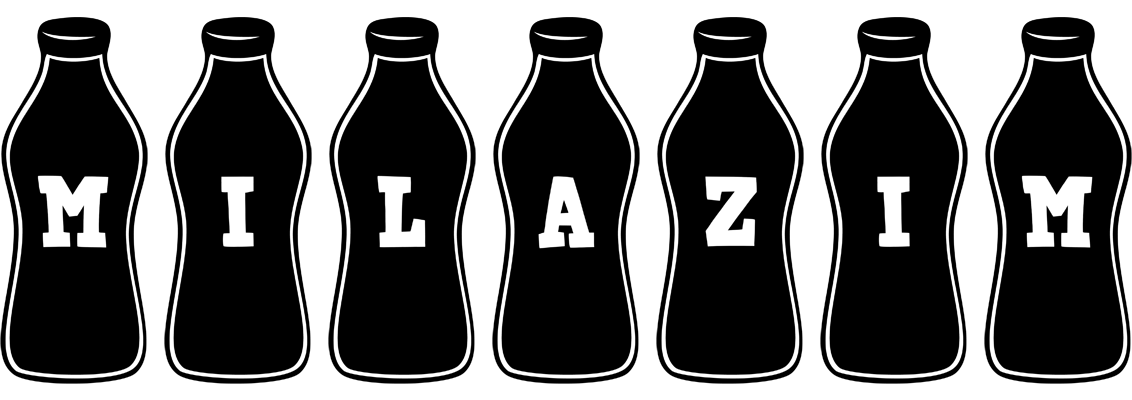 Milazim bottle logo
