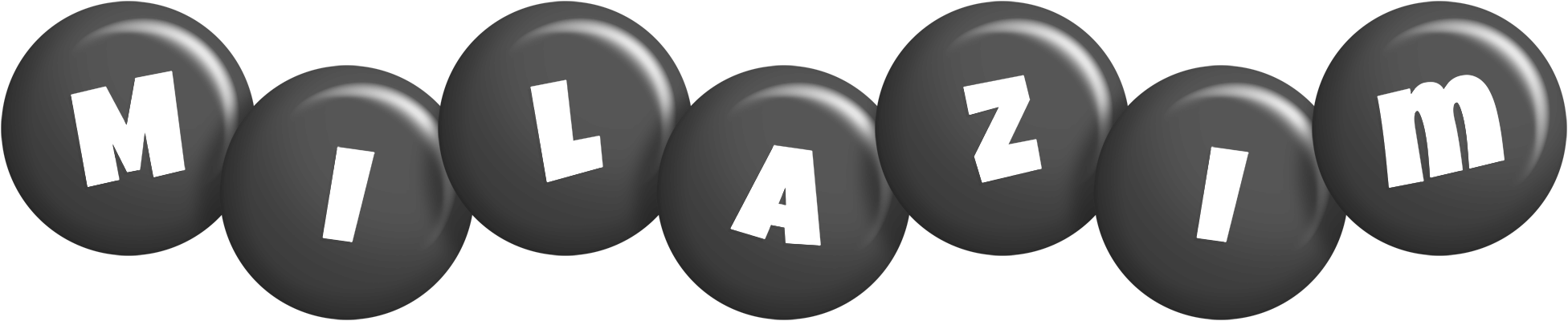 Milazim candy-black logo