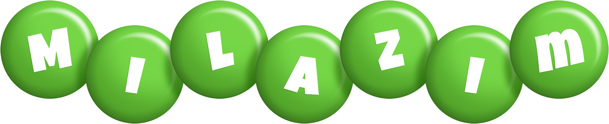 Milazim candy-green logo