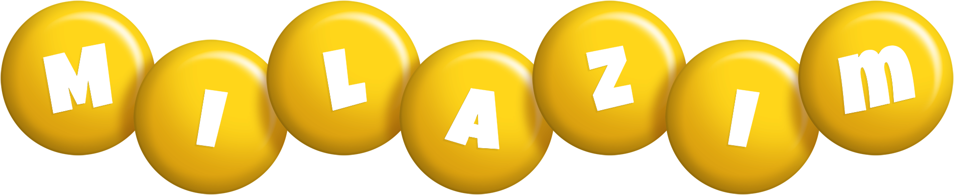 Milazim candy-yellow logo
