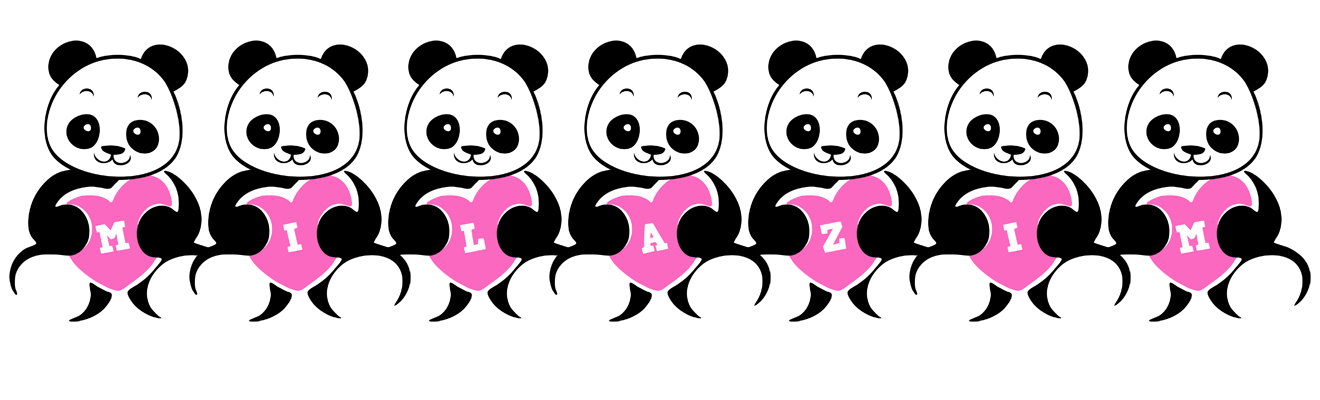 Milazim love-panda logo