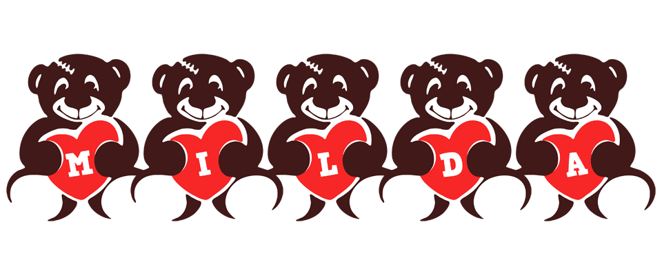 Milda bear logo