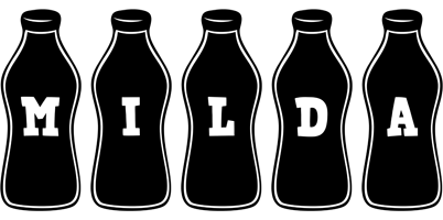 Milda bottle logo