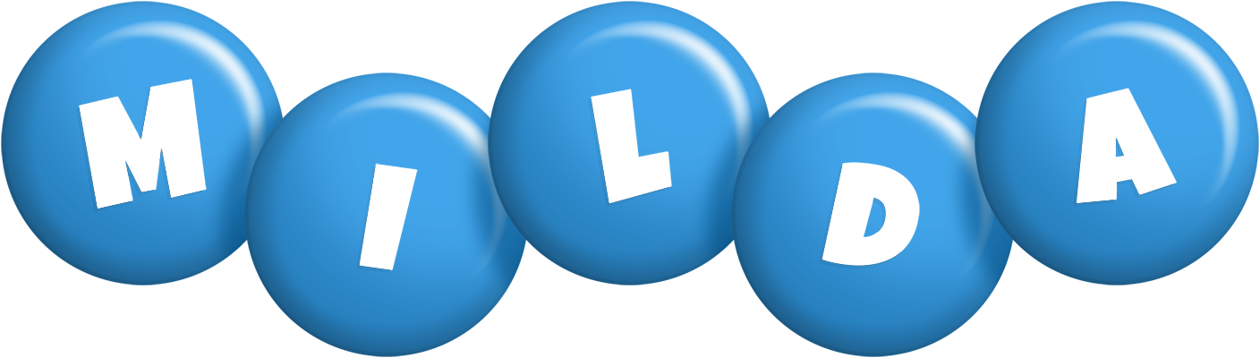 Milda candy-blue logo