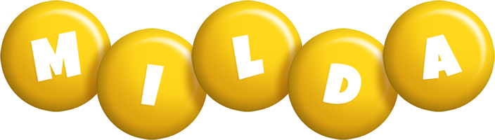 Milda candy-yellow logo