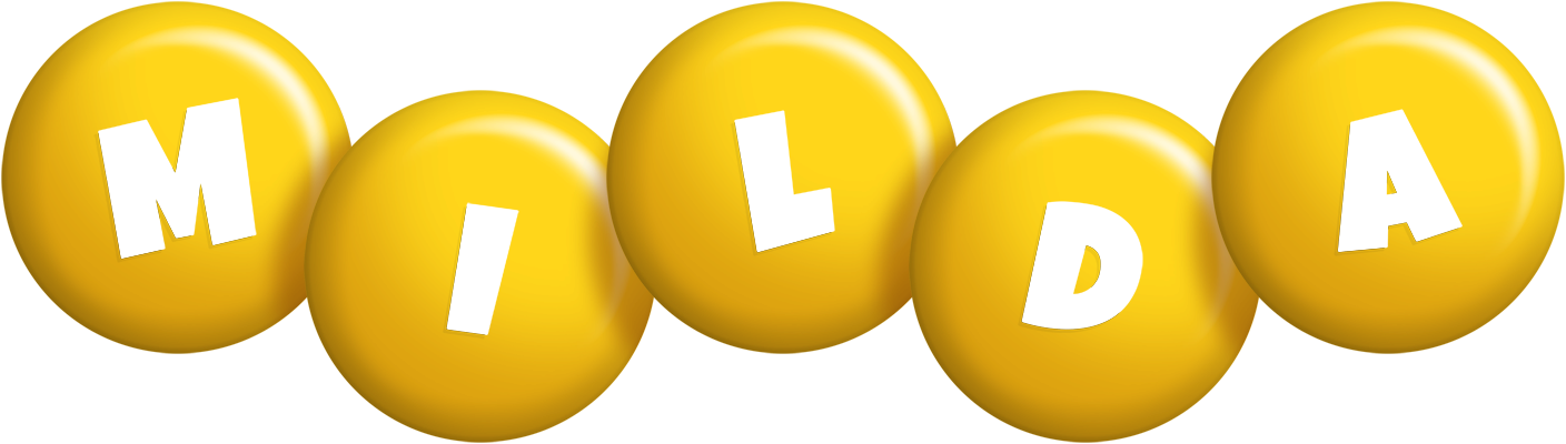 Milda candy-yellow logo