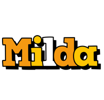 Milda cartoon logo