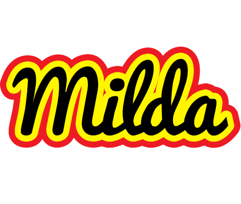 Milda flaming logo