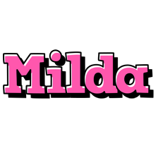 Milda girlish logo