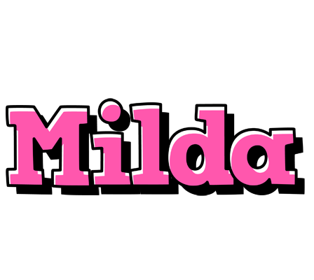 Milda girlish logo