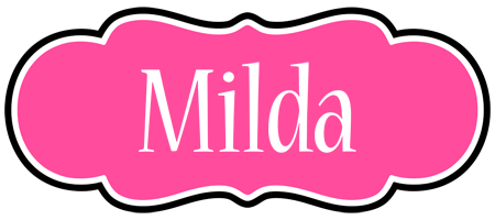 Milda invitation logo