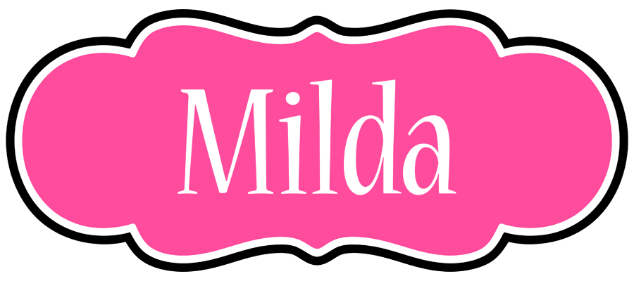 Milda invitation logo