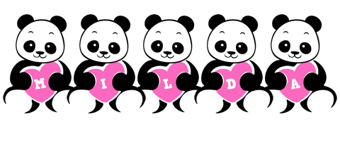 Milda love-panda logo