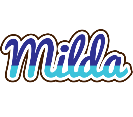 Milda raining logo