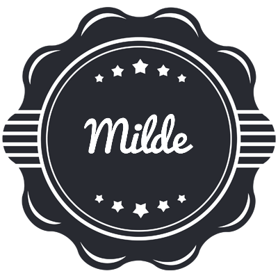 Milde badge logo
