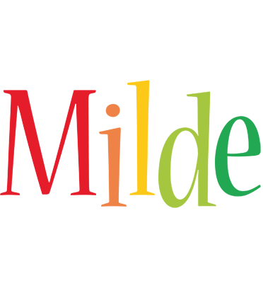 Milde birthday logo