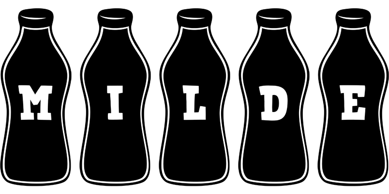 Milde bottle logo