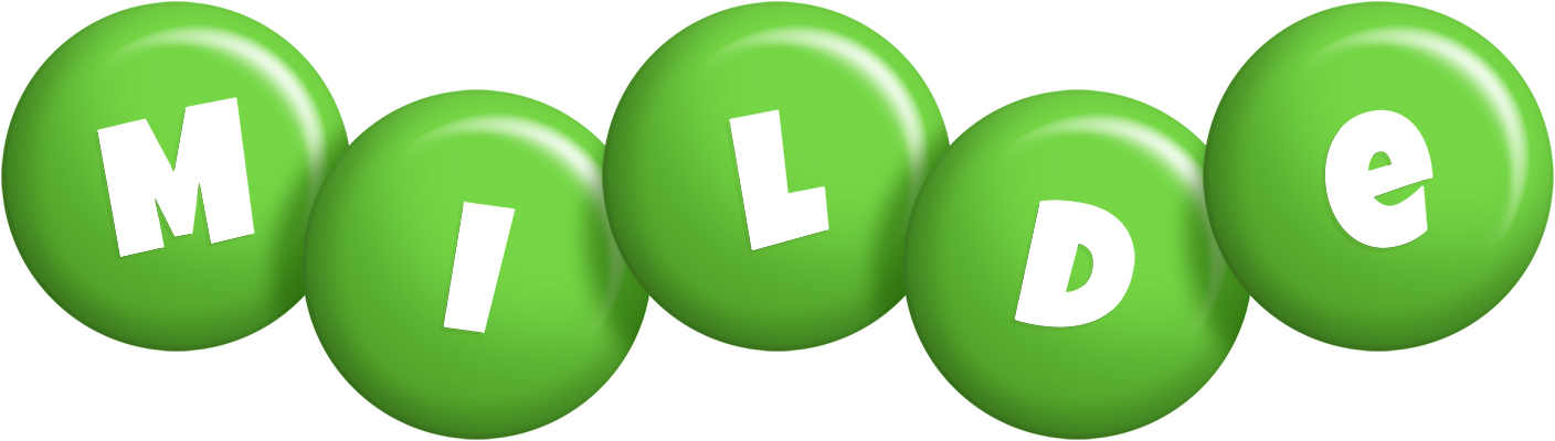 Milde candy-green logo