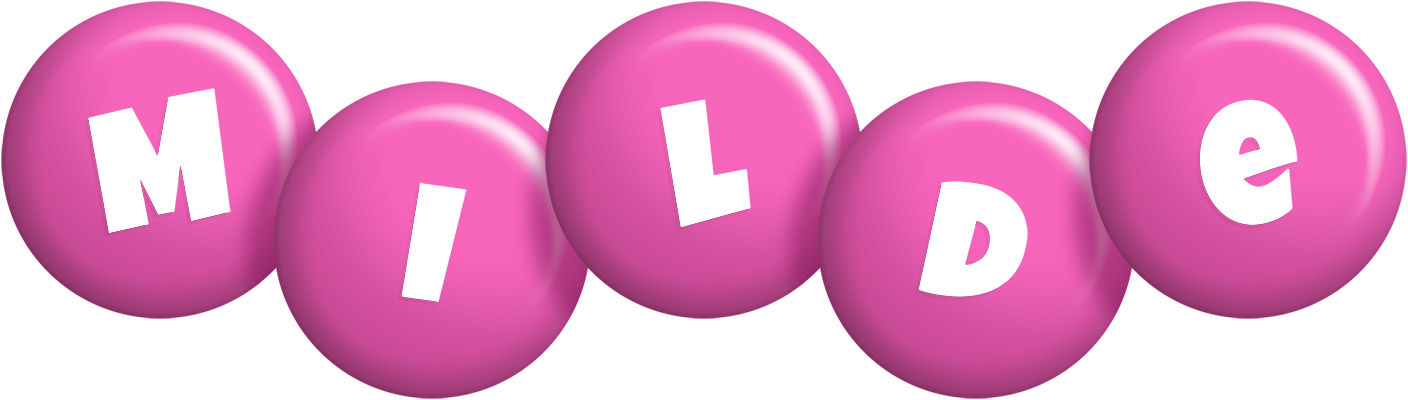 Milde candy-pink logo