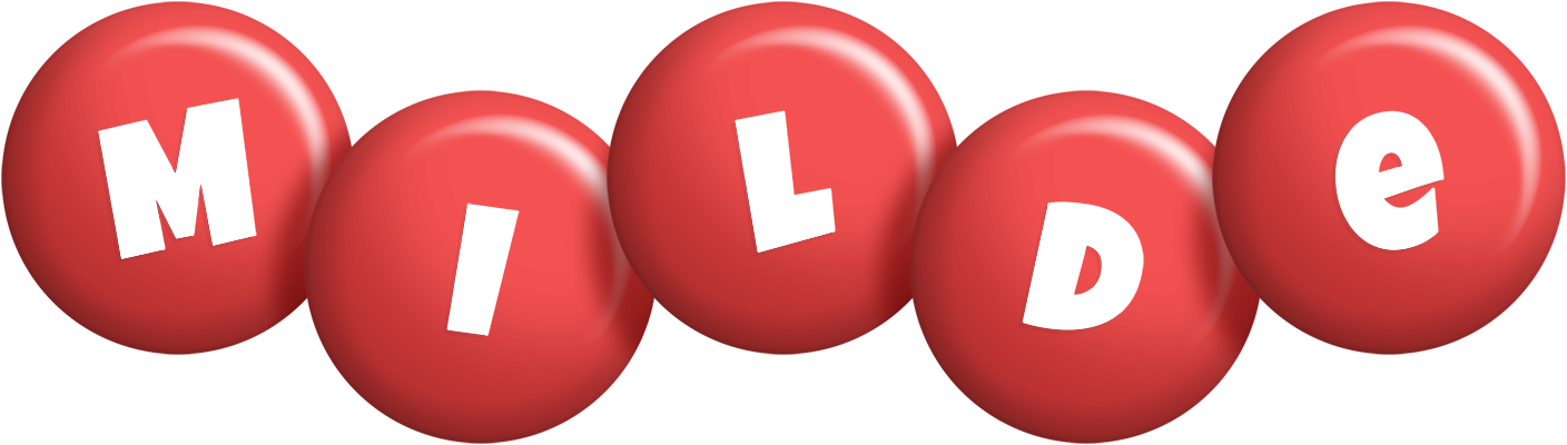 Milde candy-red logo