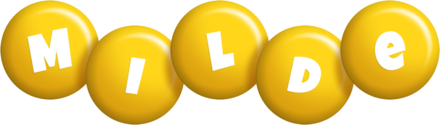 Milde candy-yellow logo