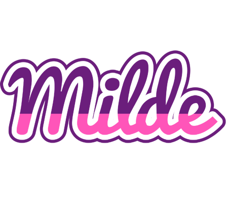 Milde cheerful logo