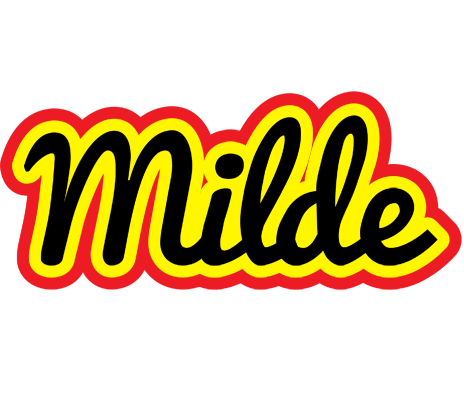 Milde flaming logo