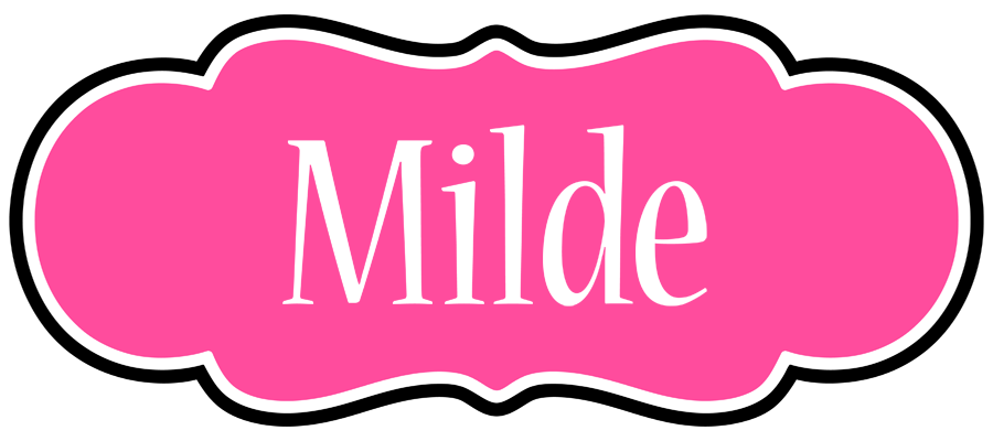 Milde invitation logo