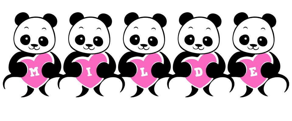 Milde love-panda logo