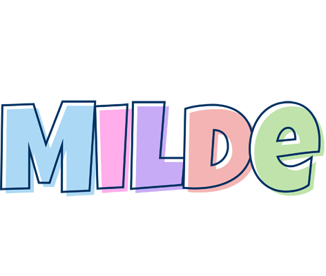 Milde pastel logo