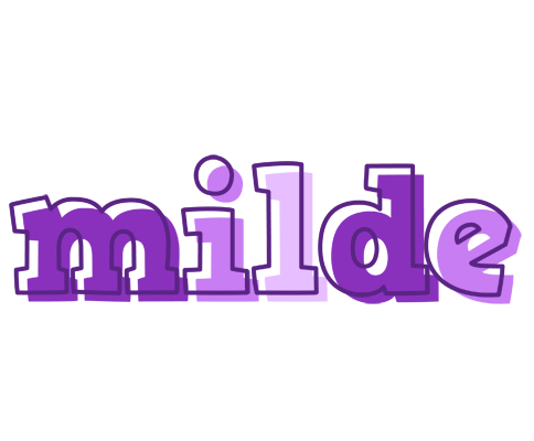 Milde sensual logo