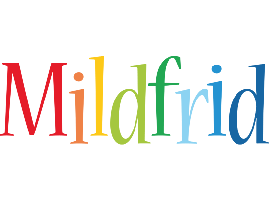 Mildfrid birthday logo