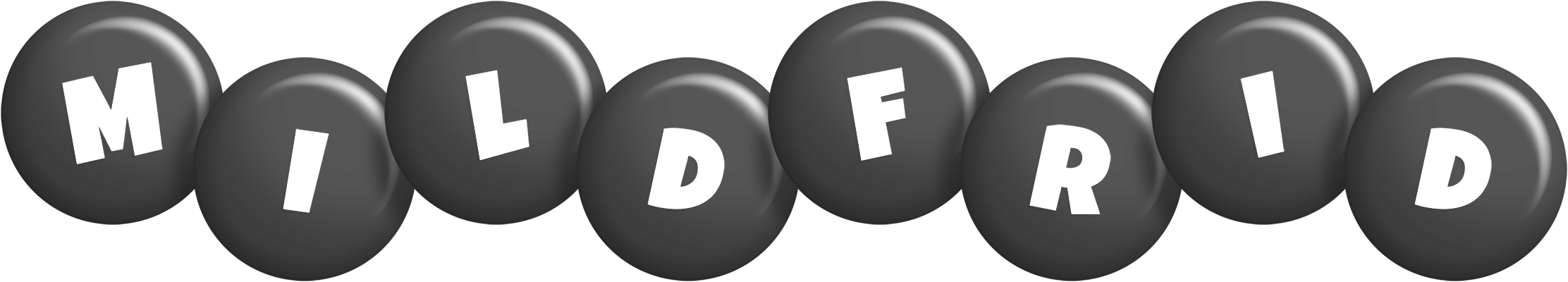 Mildfrid candy-black logo