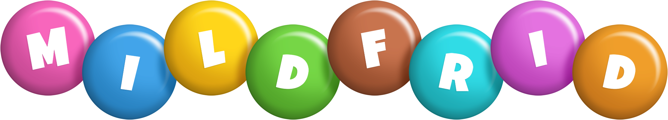 Mildfrid candy logo