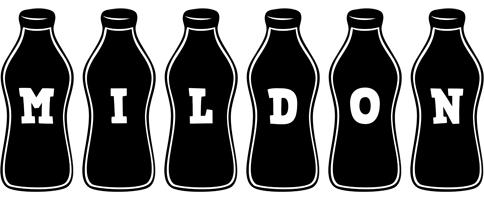 Mildon bottle logo