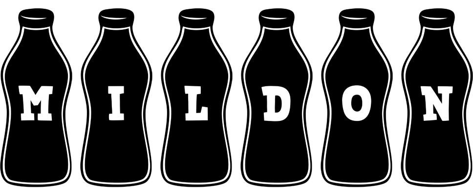 Mildon bottle logo