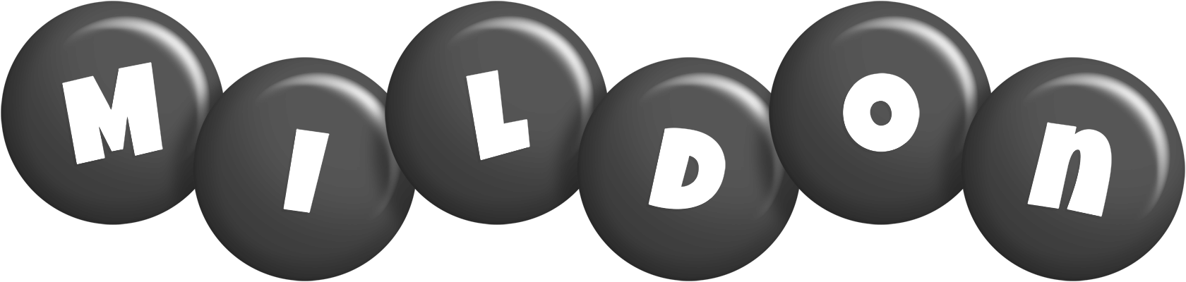 Mildon candy-black logo